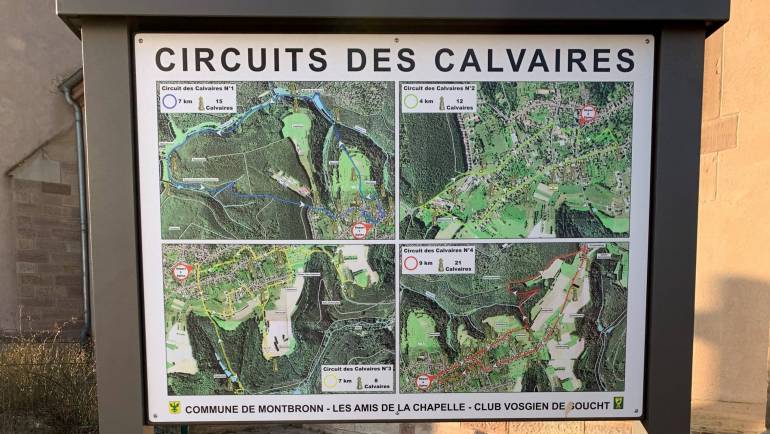 Marche avec Présentation des 4 Circuits des Calvaires