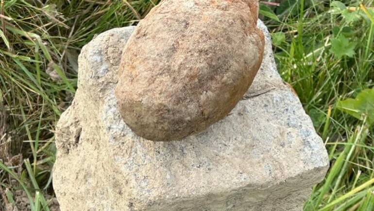 Au Club Moto Cross: une ancienne bombe retrouvée