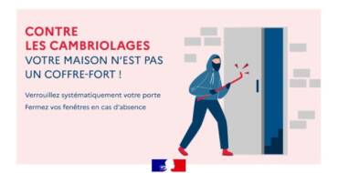 INFO contre les cambriolages