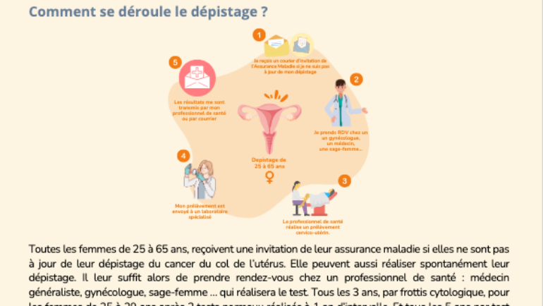 Semaine européenne de la prévention du cancer du col de l’uterus