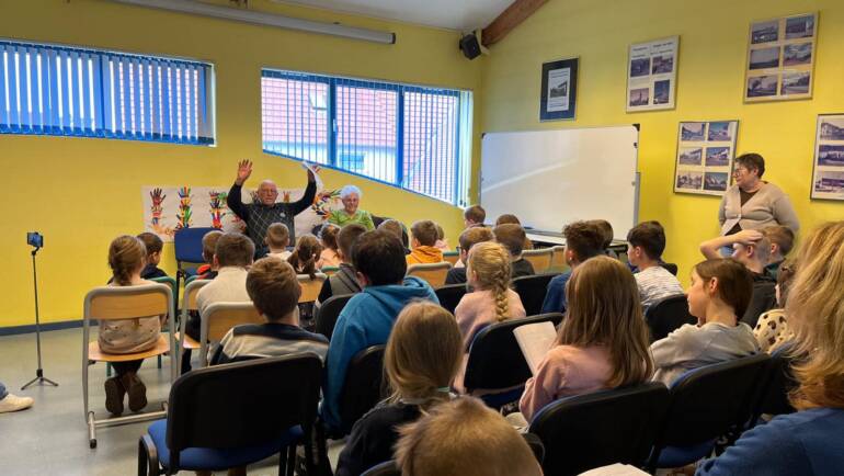 Témoignage à l’école sur la libération de Montbronn