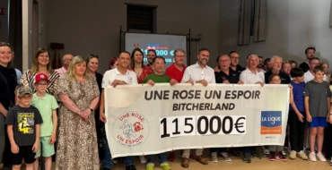 Une Rose, un espoir : 115 000 € pour La Ligue contre le cancer